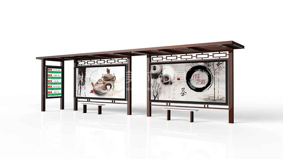 仿古公交站臺設(shè)計(jì)圖 仿古公交站臺設(shè)計(jì)圖